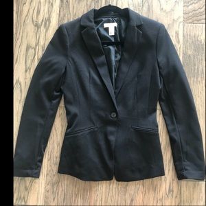 Double Breasted Black Business Blazer
